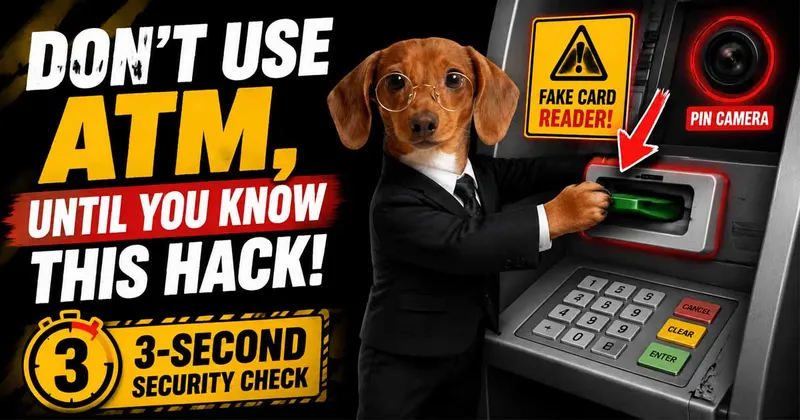 Never Use an ATM Until You Check This First