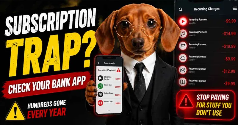 Your Phone Isn't Hacked… Your Subscriptions Are Stealing Your Money