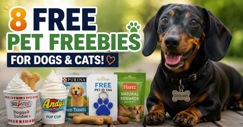 8 Free Pet Freebies For Dogs & Cats Pet Owners Should Know