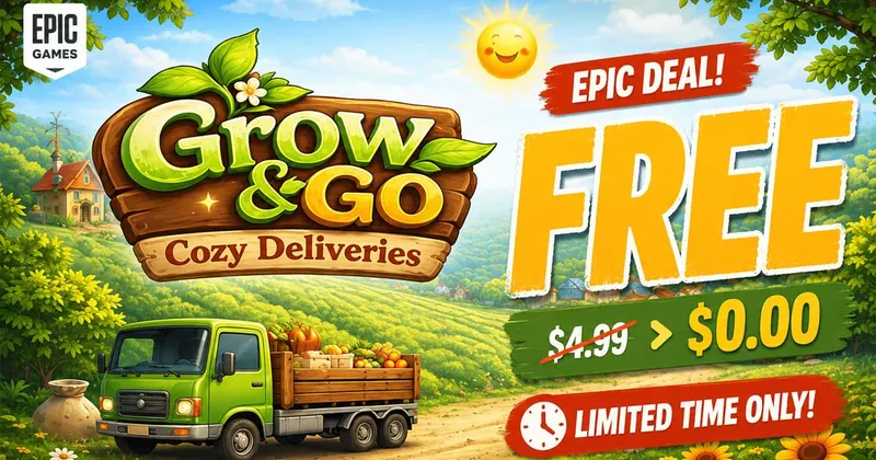 Epic Games: FREE Grow & Go: Cozy Deliveries (Limited Time)