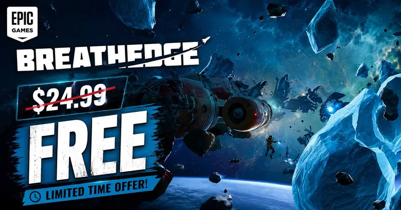 Epic Games:: Breathedge Is FREE 9 (Thru9/2)