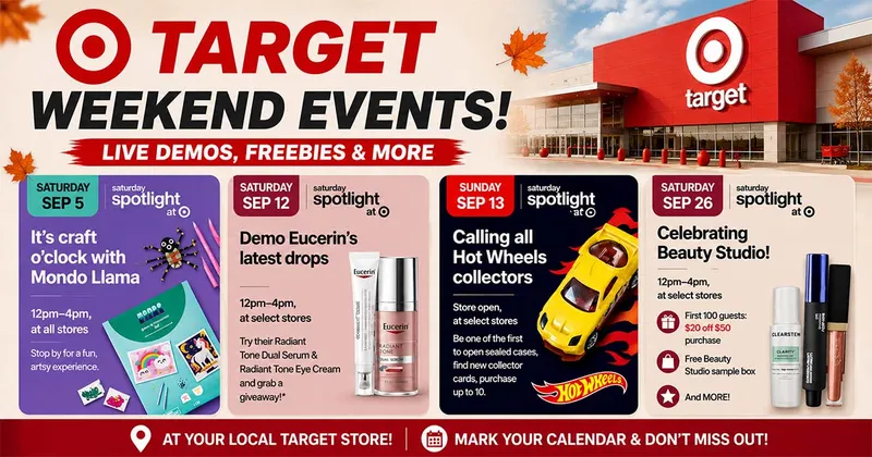 Target Has 4 Events Coming Up With Freebies, Samples & More