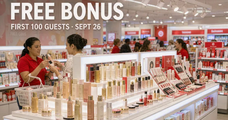 Target Beauty Studio: Free Sept 26 In-Store Celebration, Circle Bonus for First 100 Guests