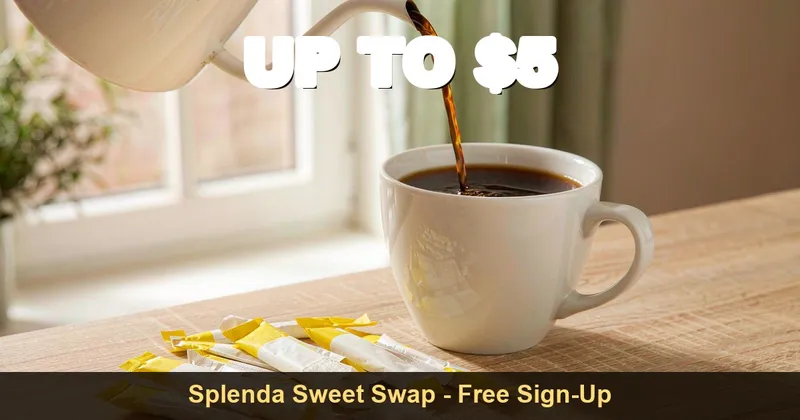 Splenda Sweet Swap: Get Up to $5 in Coupons and Rewards With Free Sign-Up