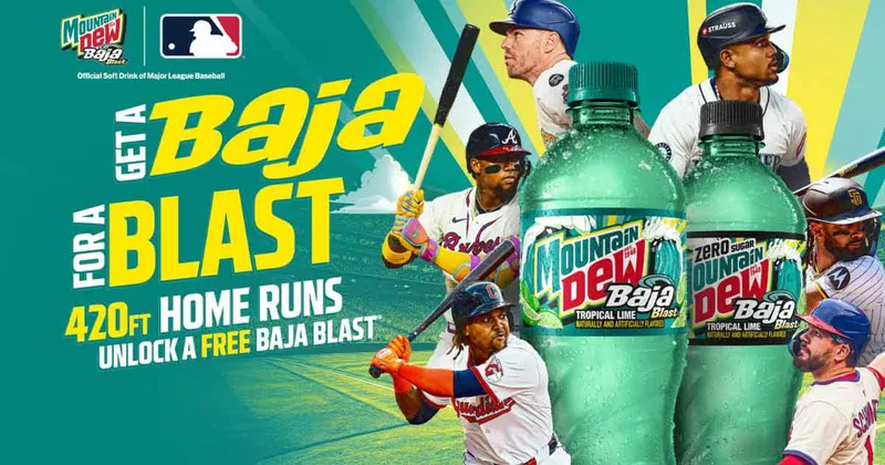 How to Get a Free Mountain Dew Baja Blast After Every 420-Foot MLB Home Run