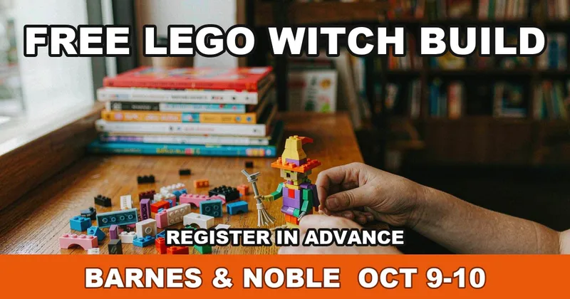How to Register for the Free LEGO Witch Build at Barnes & Noble