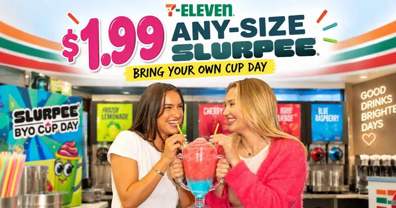 How to Get a $1.99 Any-Size Slurpee on 7-Eleven Bring Your Own Cup Day