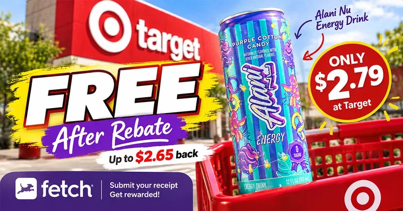 Alani Nu Energy Drink: FREE After Fetch Rewards Rebate