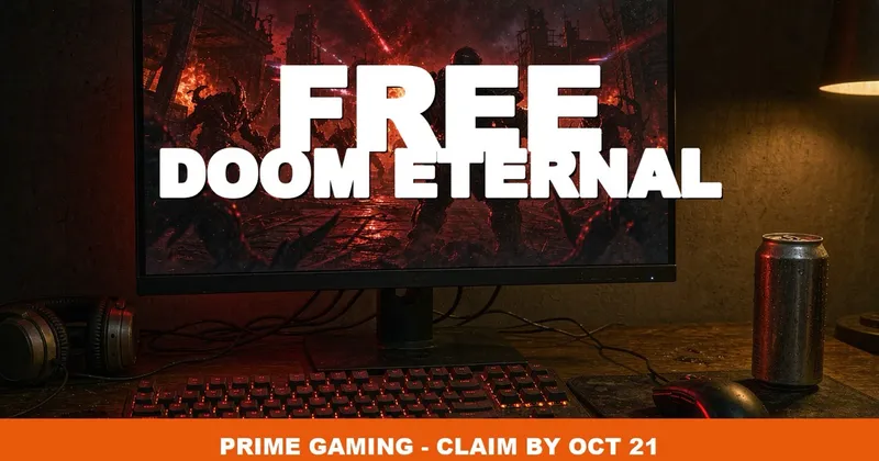 Amazon Prime Gaming September 2026: Free DOOM Eternal and 10 More Games to Claim