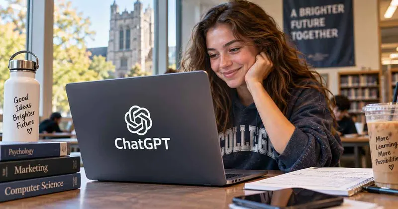 4 Months of ChatGPT Work Free for College Students Through Oct. 31