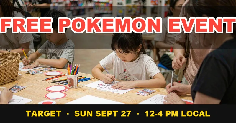Target Pokemon 30th Anniversary Event: Free In-Store Celebration Sept 27