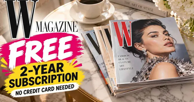 Free 2-Year W Magazine Subscription: How to Claim It With No Credit Card