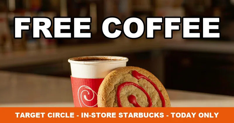 Target Circle Free Coffee or Bullseye Cookie: One-Day In-Store Giveaway