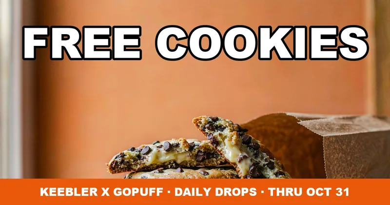 Keebler Free Cookies via Gopuff: Daily Drops Through Oct 31