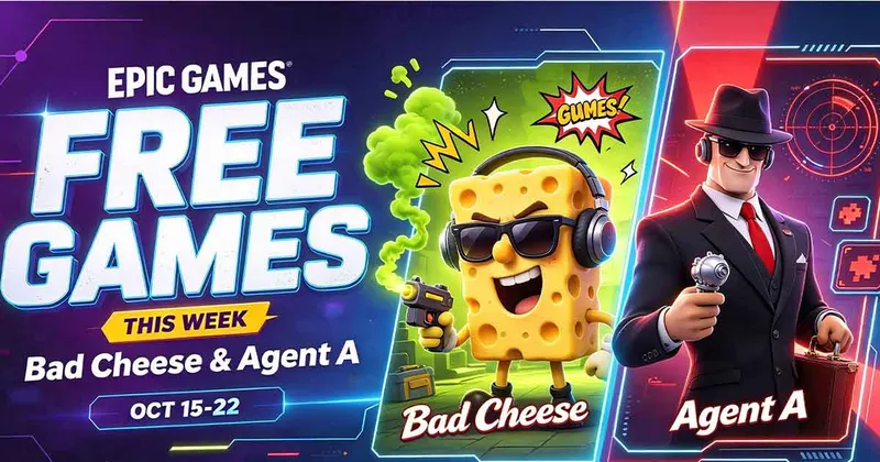 Epic Games Free Games This Week: Bad Cheese & Agent A (Oct 15-22)