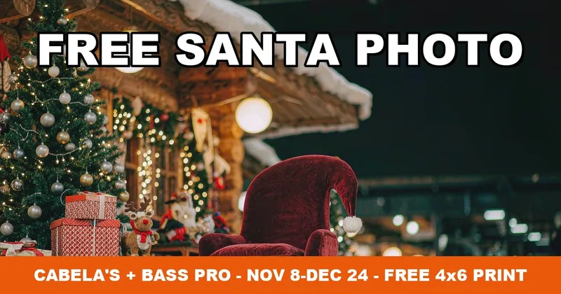 Cabela's Santa's Wonderland 2026: Free 4x6 Photo, Video & Reindeer Plush