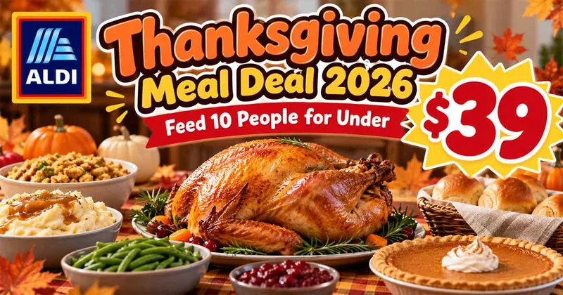 ALDI Thanksgiving Meal Deal 2026: Feed 10 People for Under $39