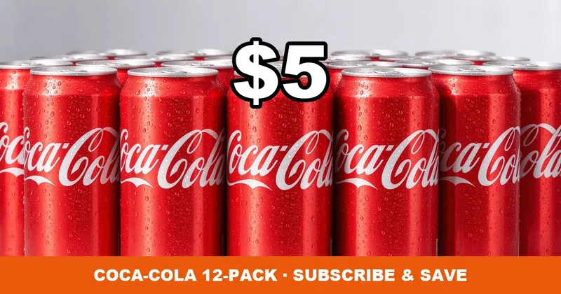 Coca-Cola 12-Pack for About $5 on Amazon: Subscribe & Save Coupon Stack (2026)