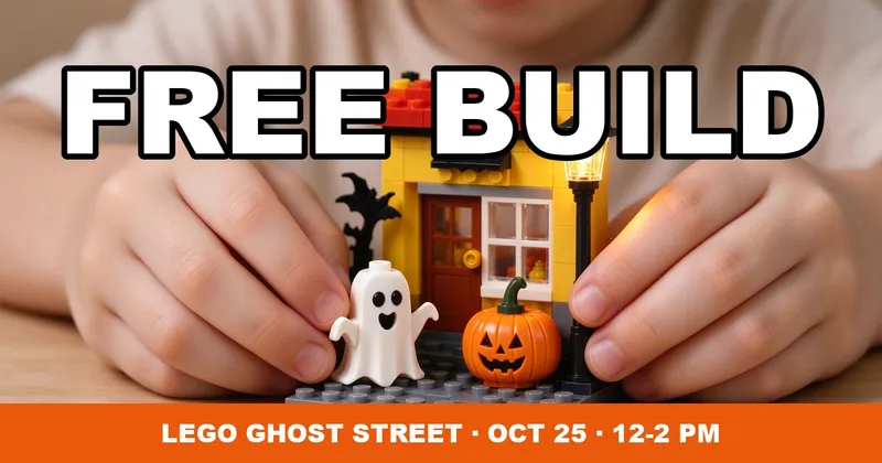 LEGO Ghost Street Free Build Event at LEGO Stores (Oct 25, 2026)