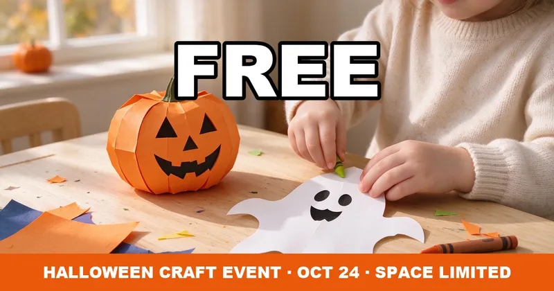 Pottery Barn Kids Free Halloween Craft Event (Oct 24, 2026)