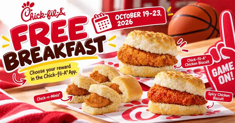Chick-fil-A Offers Free Breakfast