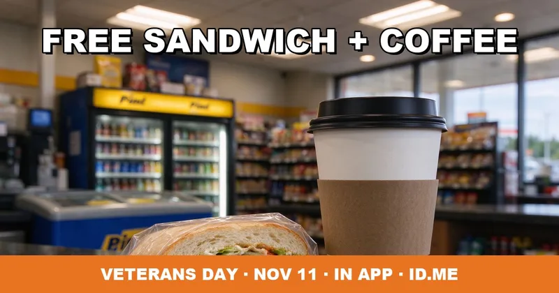 Pilot Flying J Veterans Day 2026: Free Sandwich + Coffee for Military