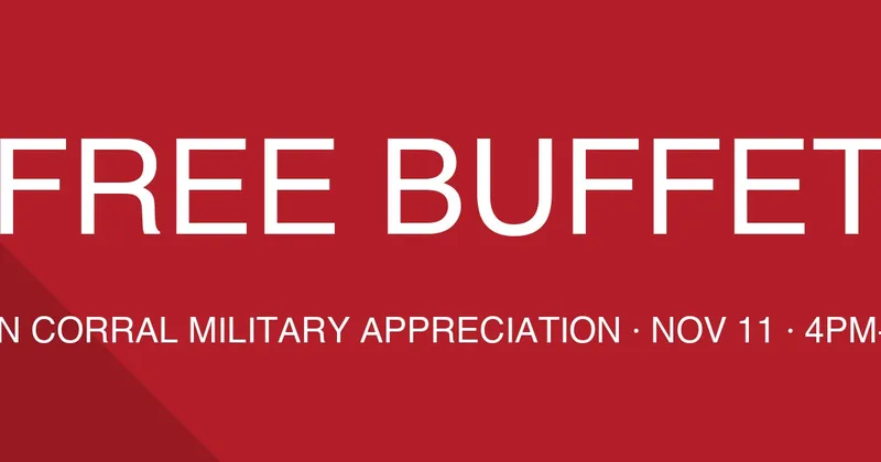 Golden Corral Military Appreciation Night 2026: Free Buffet Nov 11