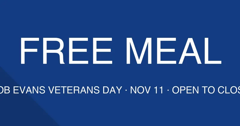 Bob Evans Free Veterans Day Meal 2026: 11-Item Menu Nov 11