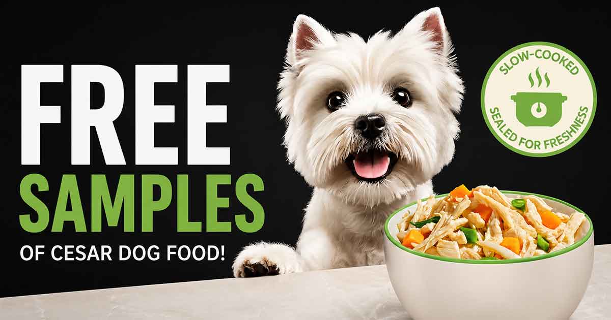 Free Samples of Cesar Dog Food! RUNNNNN!!