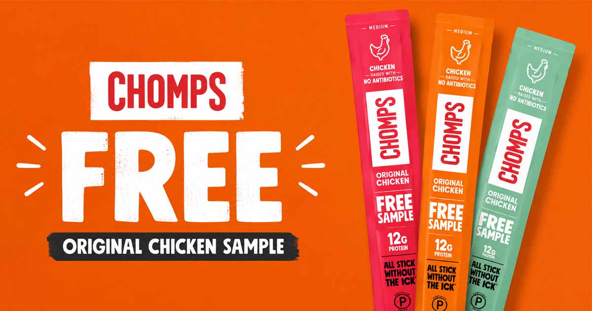 Get a FREE Chomps Original Chicken Sample!
