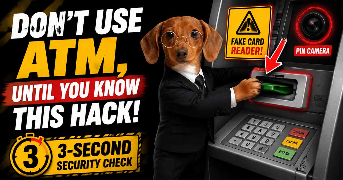Never Use an ATM Until You Check This First