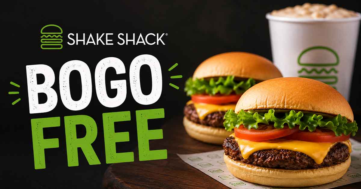 Shake Shack Offering BOGO Free Burgers Through June 17