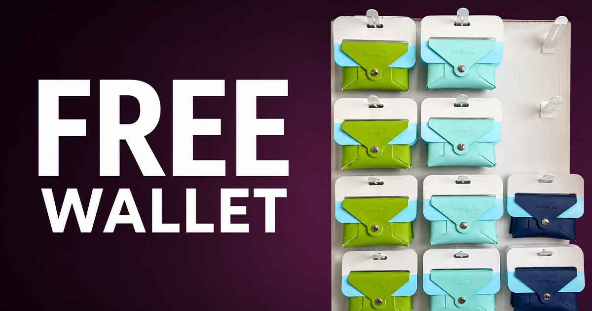 Free wallet at CapitalOne Cafés /w alternative use!