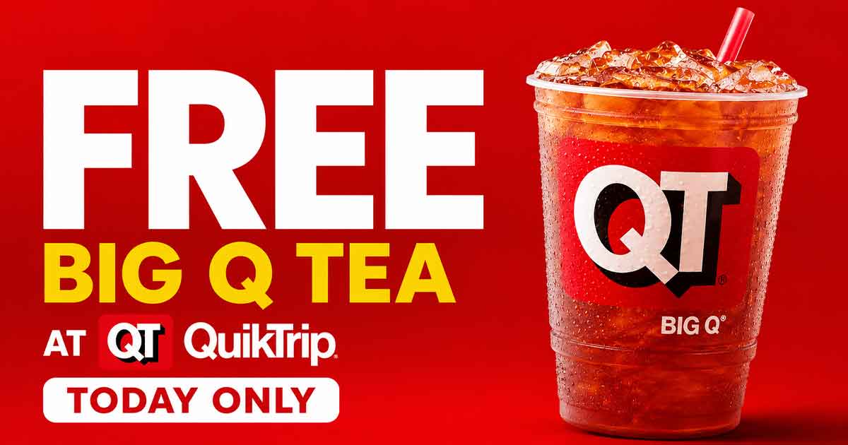 FREE Big Q Tea at QuikTrip Today Only