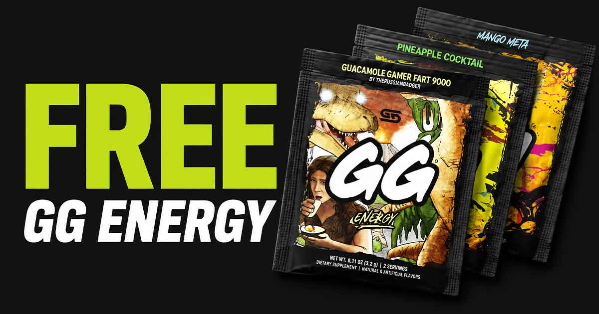 FREE Gamer Supps GG Energy Sample Pack