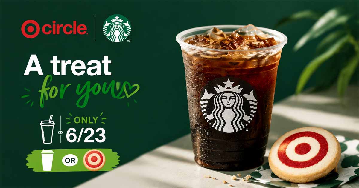 ☕ Free Starbucks Drink or Cookie on June 23!