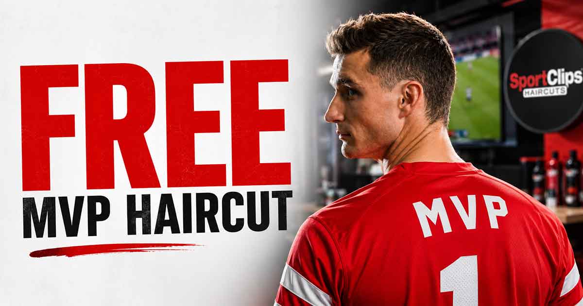 FREE MVP Haircut at Sports Clips with a Soccer Jersey (Through June 17)
