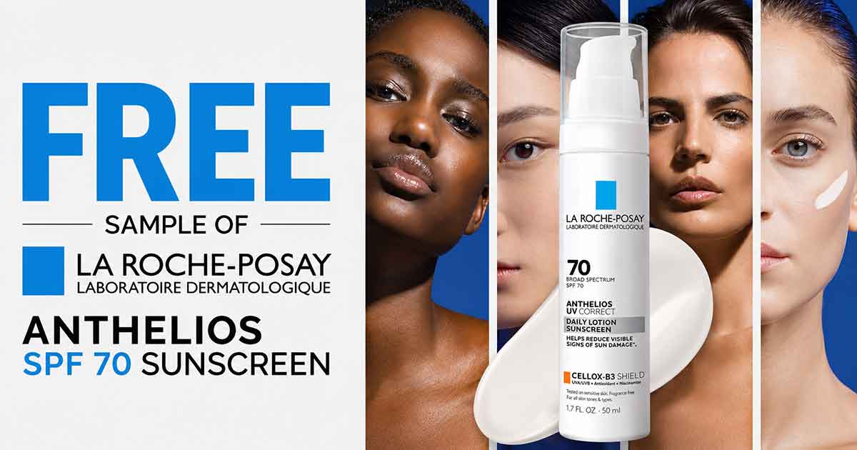 FREE Sample of La Roche-Posay Anthelios SPF 70 Sunscreen