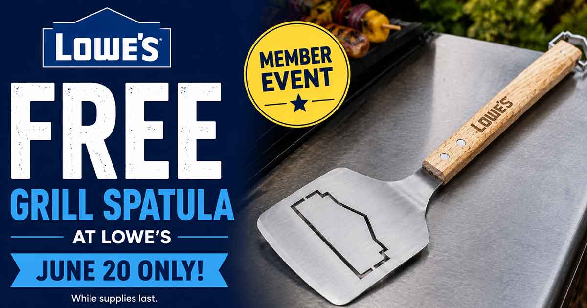 FREE Grill Spatula at Lowe's (June 20)