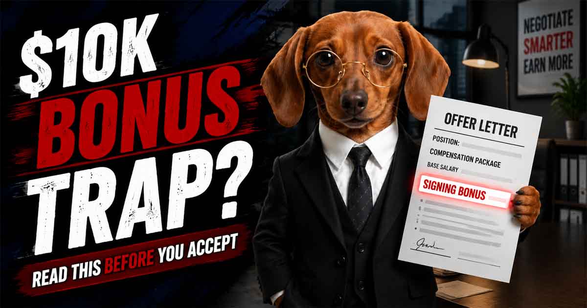 That $10,000 Signing Bonus Isn't Always a Win