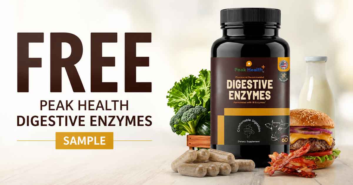 FREE Peak Health Digestive Enzymes Sample