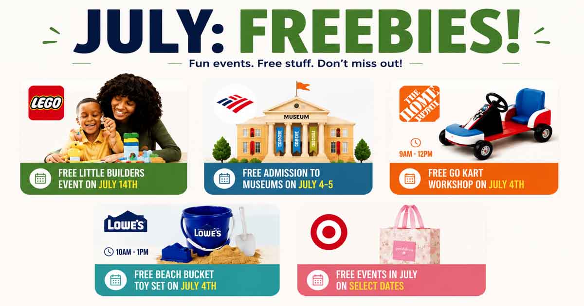 REE KIDS EVENTS & ACTIVITIES THIS JULY!