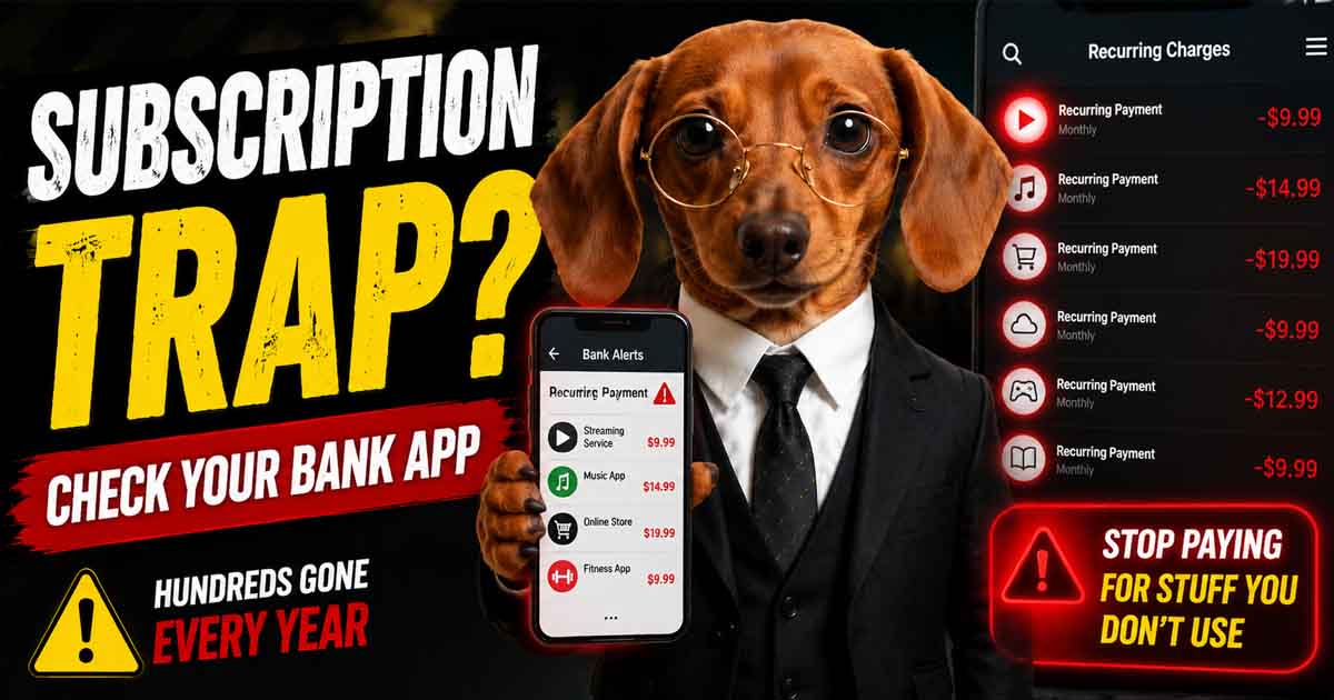 Your Phone Isn't Hacked… Your Subscriptions Are Stealing Your Money