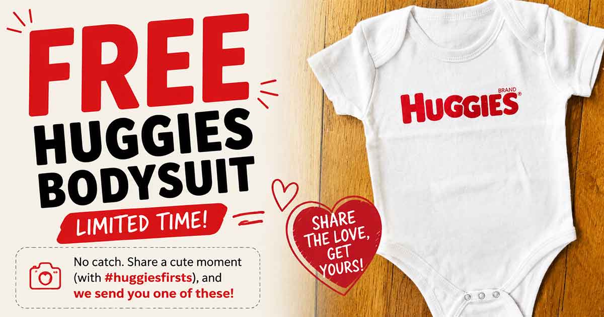 FREE Huggies Bodysuit (Limited Time)