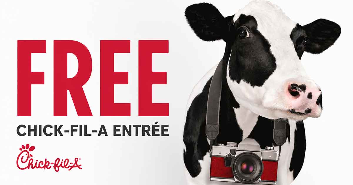 FREE Entrée at Chick-fil-A Cow Appreciation Day (7/14)