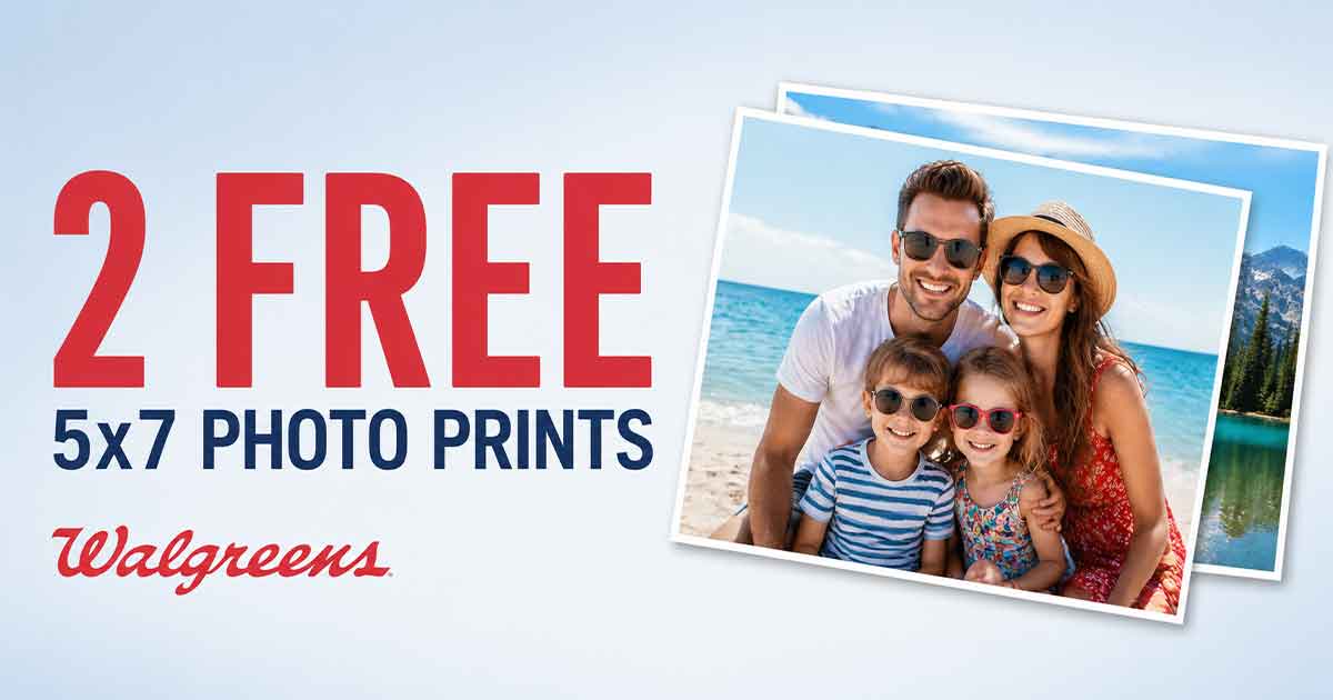 2 FREE 5x7 Photo Prints at Walgreens (Thru 7/16)