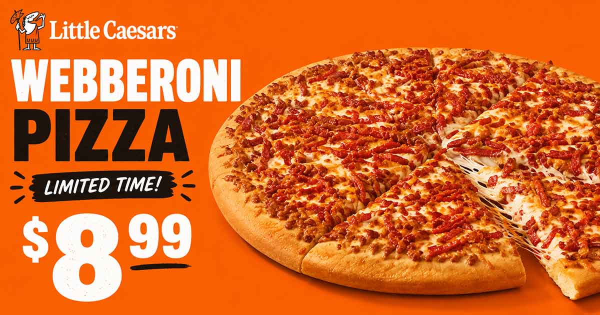 Little Caesars Webberoni Pizza (Limited Time) â $8.99