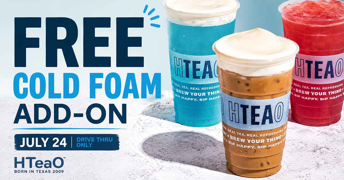 FREE Cold Foam Add-On at Dutch Bros (7/24)