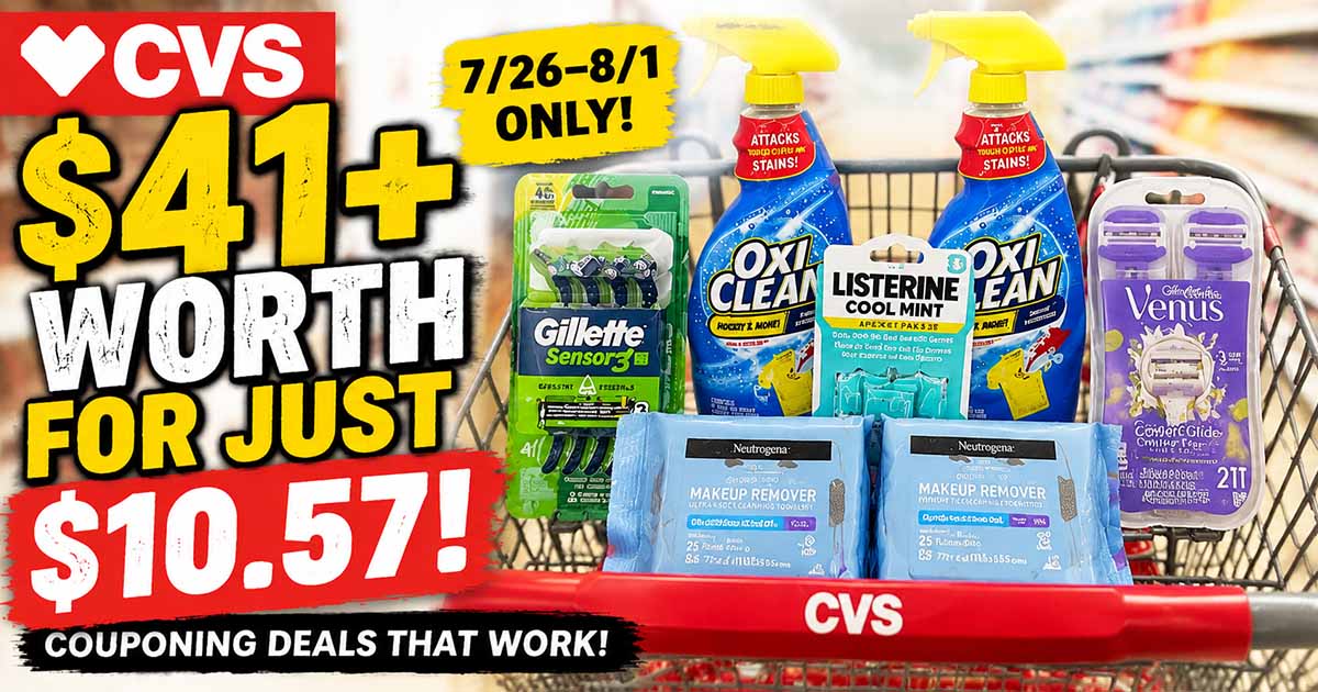 CVS Coupon Haul: Get $41+ in Products for Just $10.57 (7/26–8/1)
