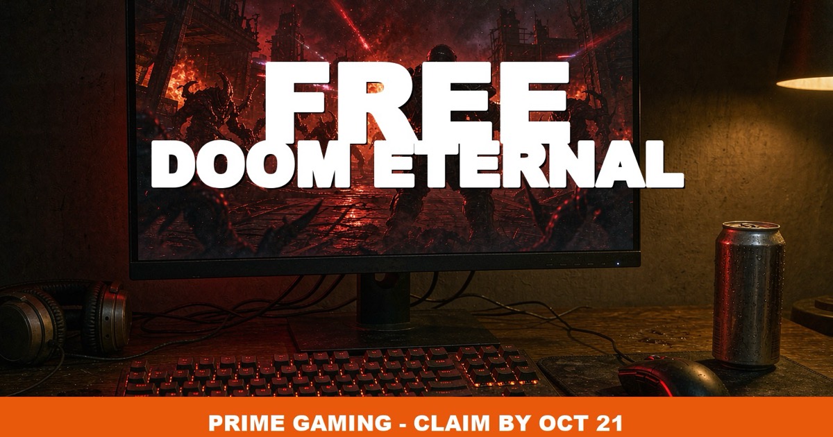 free DOOM Eternal Prime Gaming September 2026